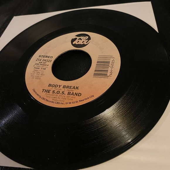 The SOS Band "Just the way you like it" 45 RPM Vinyl Record Pre-Owned - Picture 6 of 6